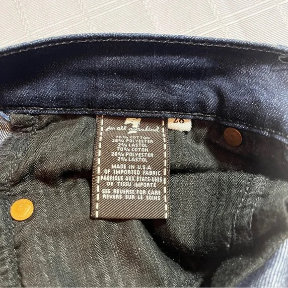 Women's 7 For All Mankind Gwenevere Size 28 Skinny Leg Jeans - Picture 11 of 11